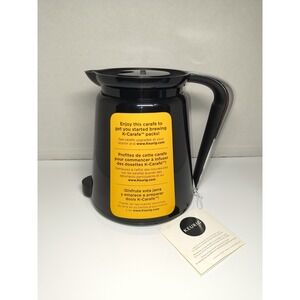 Keurig 2.0 32oz Replacement Thermal Carafe Black with Chrome Silver Handle NEW